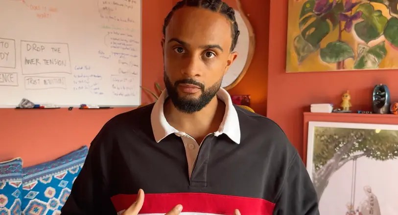 Final frame from a client video: remote shoot, founder at home