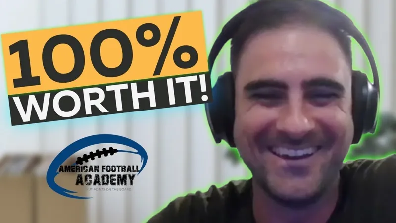 Justin Sottilare, American Football Academy: 100% worth it