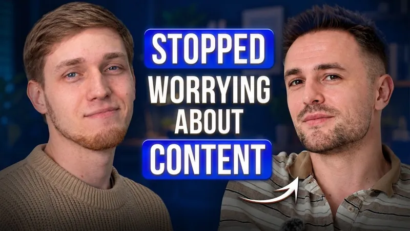 Norbert Benedekffy with Evgeny: Stopped worrying about content